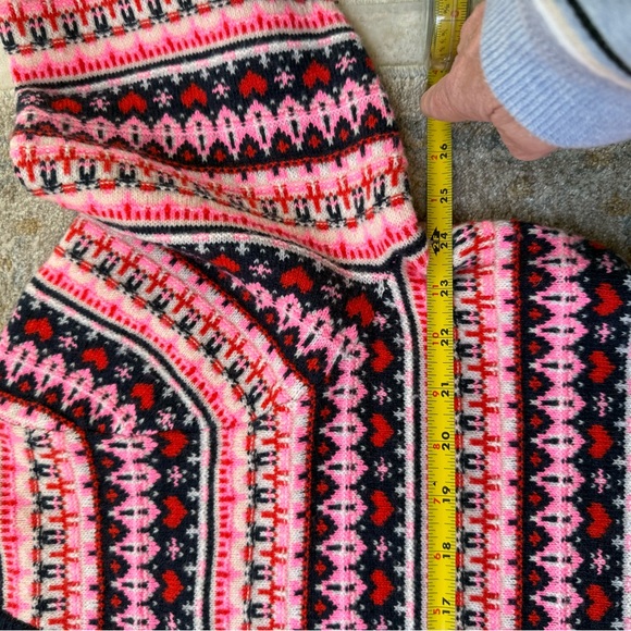 J. Crew Adorable Pink and Red Knit Sweater - Picture 6 of 6